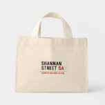Shannan Street  Tiny Tote Canvas Bag