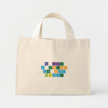 Be Like
 A Proton
 and Stay
 Positive  Tiny Tote Canvas Bag