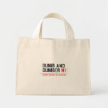 DUMB AND DUMBER  Tiny Tote Canvas Bag