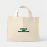 spooky 
 scary 
 skeletons  Tiny Tote Canvas Bag