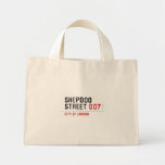 Shepooo Street  Tiny Tote Canvas Bag