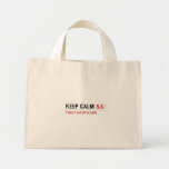Keep calm  Tiny Tote Canvas Bag