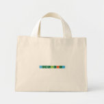 Mendeleiev  Tiny Tote Canvas Bag