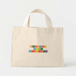 Periodic
 Table
 WriterILaNa  Tiny Tote Canvas Bag