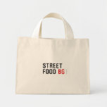 Street Food  Tiny Tote Canvas Bag