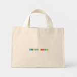 Mountain Ridge  Tiny Tote Canvas Bag
