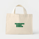 Periodic
 Table
 Writer  Tiny Tote Canvas Bag