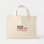 Baker Street  Tiny Tote Canvas Bag