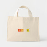 BrO Si  Tiny Tote Canvas Bag