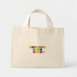 Periodic 
 Table 
 Rocks  Tiny Tote Canvas Bag