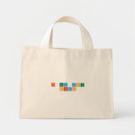 I luv you
 Sarah  Tiny Tote Canvas Bag