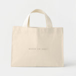 Science is Fun!  Tiny Tote Canvas Bag
