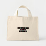 Periodic
 Table
 Writer  Tiny Tote Canvas Bag