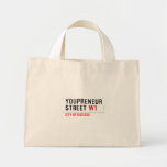 Youpreneur Street  Tiny Tote Canvas Bag