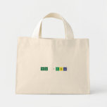 hola jessica  Tiny Tote Canvas Bag