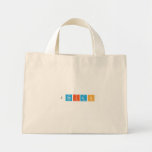 Josiah  Tiny Tote Canvas Bag