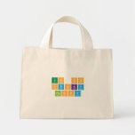 UH OH Stinky Poopy  Tiny Tote Canvas Bag