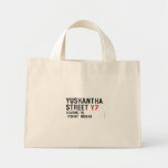Yushantha  Street  Tiny Tote Canvas Bag