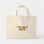 Periodick
 Table
 Writer  Tiny Tote Canvas Bag