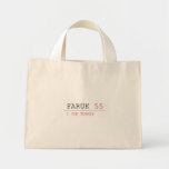 FARUK  Tiny Tote Canvas Bag