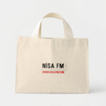 NİSA FM  Tiny Tote Canvas Bag
