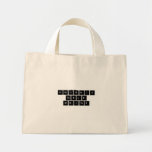 Periodic
 Table
 Writer  Tiny Tote Canvas Bag