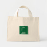 T  Tiny Tote Canvas Bag