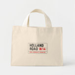 Holland Road  Tiny Tote Canvas Bag