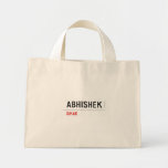 Abhishek  Tiny Tote Canvas Bag