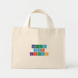BEGUM
 FERHAT
 KARAMAN  Tiny Tote Canvas Bag