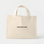 SANCTUARY WAY   Tiny Tote Canvas Bag