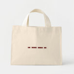 How Death Gives Life  Tiny Tote Canvas Bag