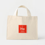 He  Tiny Tote Canvas Bag