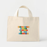 Periodic
 Table
 Writer
 No more
 Mexican  Tiny Tote Canvas Bag