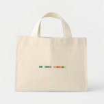 Beth Merry Christmas  Tiny Tote Canvas Bag