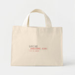louise   Tiny Tote Canvas Bag