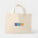 BaCoN  Tiny Tote Canvas Bag