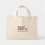 Textile Street  Tiny Tote Canvas Bag