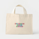 Periodic
 Table
 Writer  Tiny Tote Canvas Bag