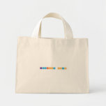 Kavisha shah  Tiny Tote Canvas Bag