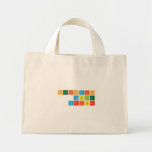Periodic
 Table
 Writer  Tiny Tote Canvas Bag