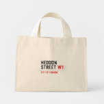 HEDDON STREET  Tiny Tote Canvas Bag