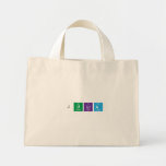 julia  Tiny Tote Canvas Bag