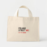 Poland Street  Tiny Tote Canvas Bag
