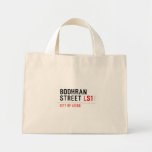 Bodhran Street  Tiny Tote Canvas Bag