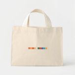 Foro Cerrado  Tiny Tote Canvas Bag