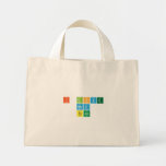I love
 Mod
 Team  Tiny Tote Canvas Bag