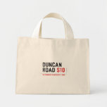 Duncan Road  Tiny Tote Canvas Bag