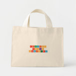 Rithvich
 Rocks
 Chemistry  Tiny Tote Canvas Bag