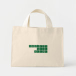 Periodic
 Table
 Writer  Tiny Tote Canvas Bag